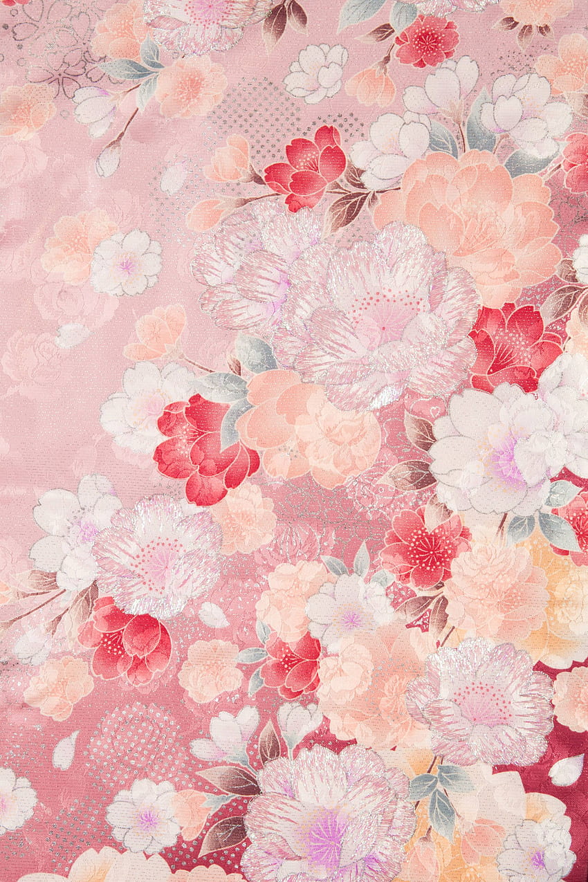 çç© Noï¼857 åååï¼ãã³ã¯ æ·¡å½©åªç¾. KIMONO. Kimonos, Japanese Pattern HD phone wallpaper